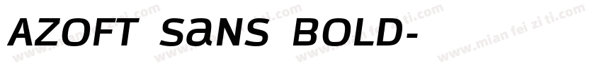 Azoft Sans Bold字体转换